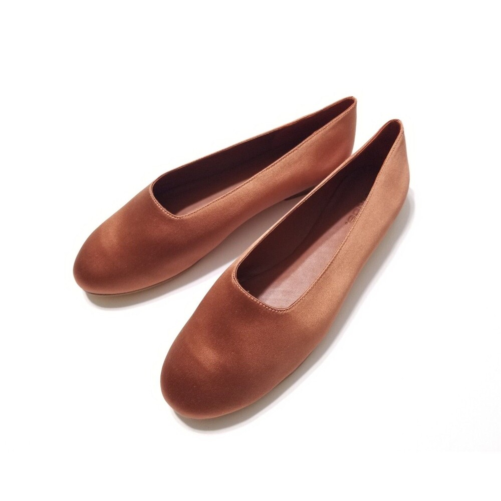 NIB Vince Maxwell Italian Satin Ballet Flat in Salmon Size 5.5, 6.5, 7.5, 8 $225 - Picture 8 of 15
